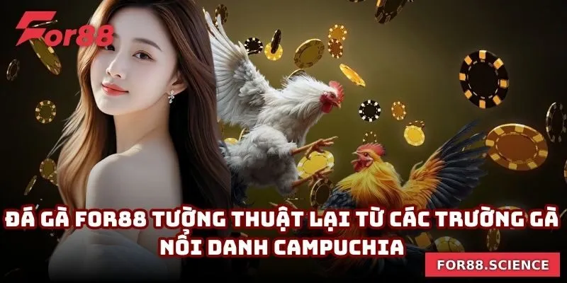 FOR88 - Nhà Cái Uy Tín FOR88.COM | Link Vào Mobile & PC Đá gà For88 tường thuật lại từ các trường gà nổi danh Campuchia